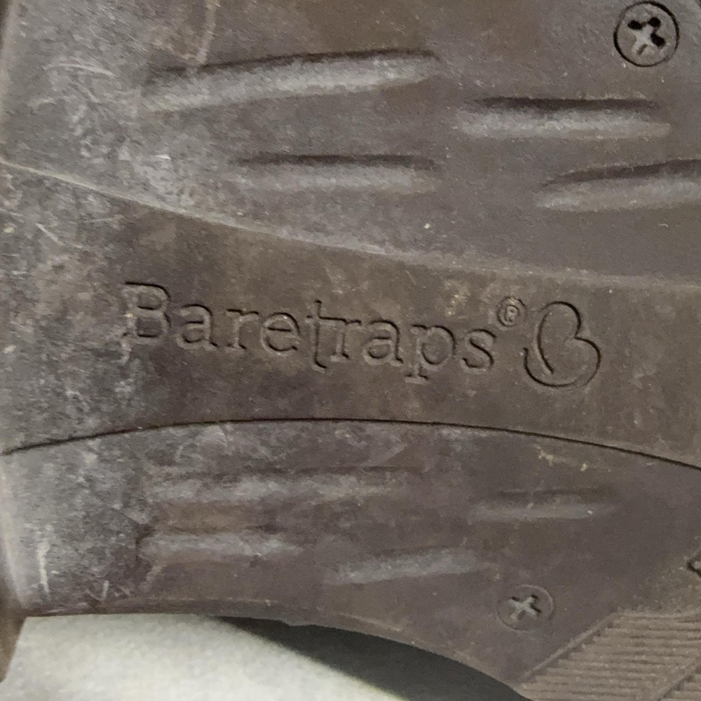 Baretraps Caine Boots Womens Size 7.5 Brown Faux Leather Ankle Buckle Zip - Picture 7 of 10